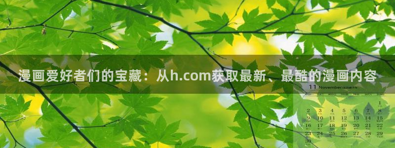 www羞羞漫画：漫画爱好者们的宝藏：从h.com获取最新、最酷的漫画内容